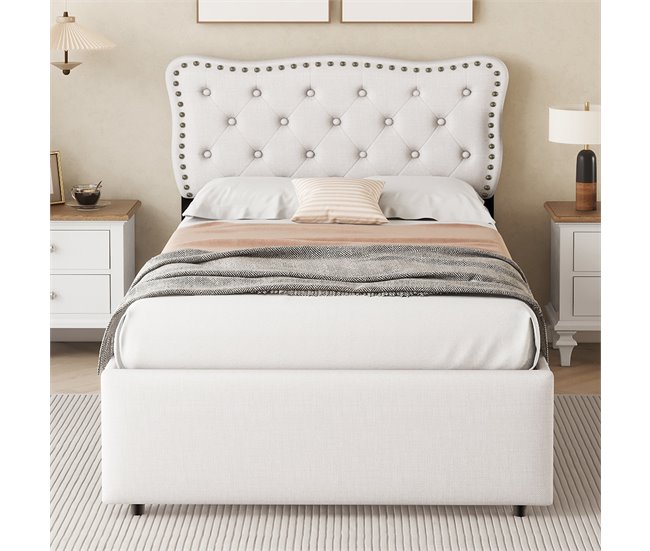 Camas individuales 92x203 Beige