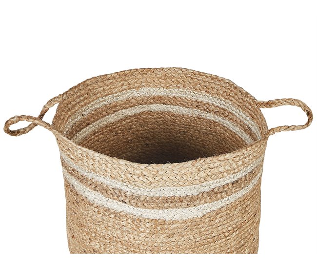Beliani Estante de baño pequeño ZHOB Natural