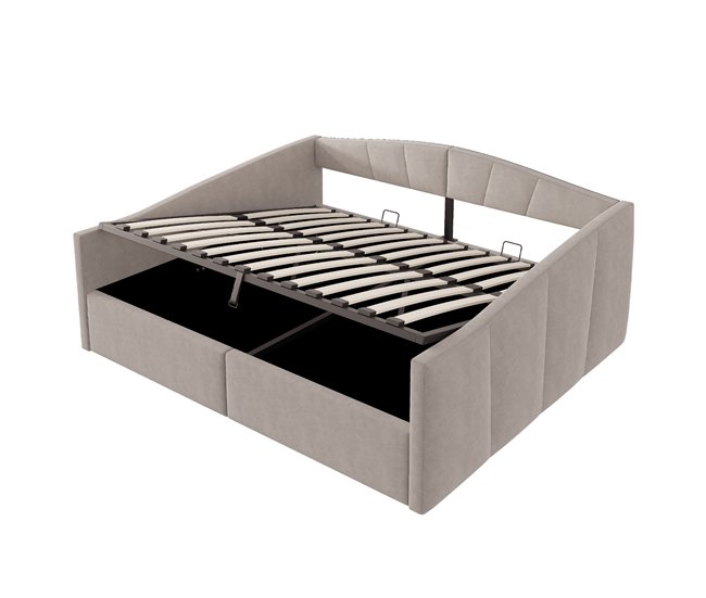 Canapés abatibles Gris Claro