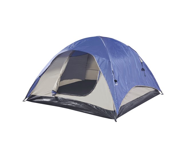 Tienda de campaña Bergeijk doble techo poliéster [pro.tec] 213x213 Azul