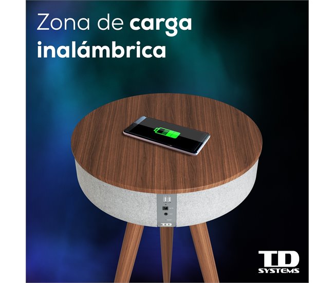 Altavoz Mesa Bluetooth de 30W - TD Systems SM30B11WB Blanco Brillo