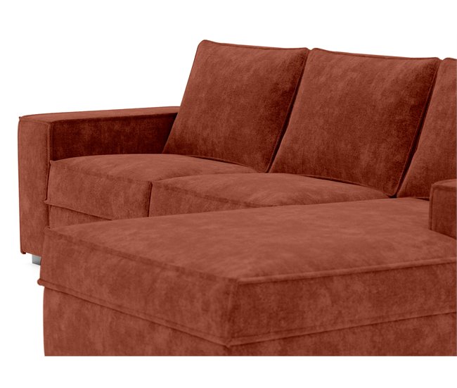 Chaise longue convertible en cama AZZURO Marron