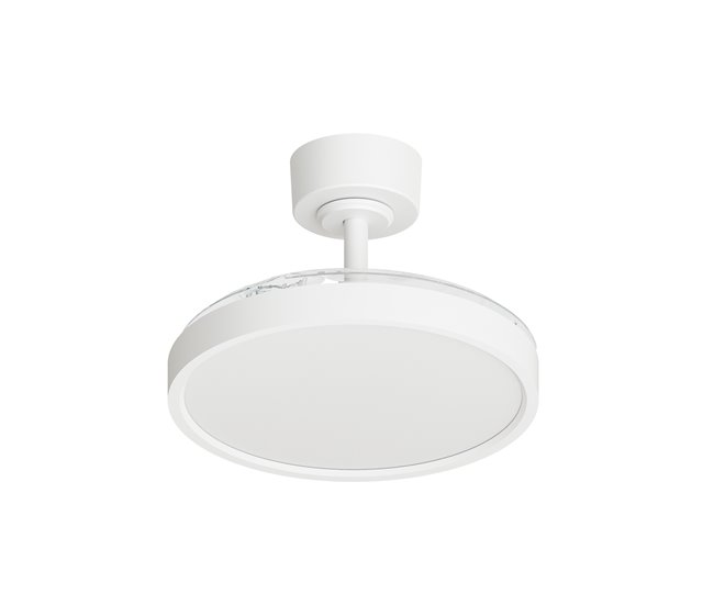 Ventilador techo JULIA S retractil led motor DC  Blanco