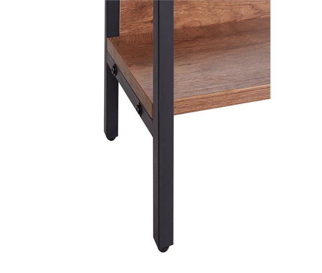 Beliani Librería DAVEN Madera Oscura