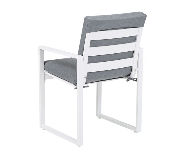 Beliani Silla de jardín PANCOLE Gris