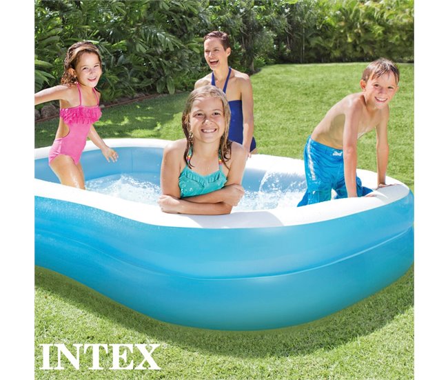 Piscina familiar hinchable INTEX Azul
