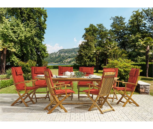 Beliani Cojín de asiento MAUI Azul