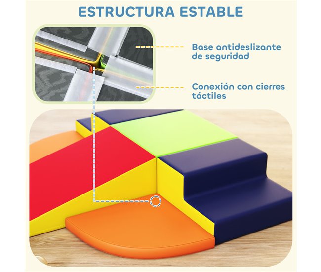 Bloques de Espuma Cuero Sintético AIYAPLAY Multicolor