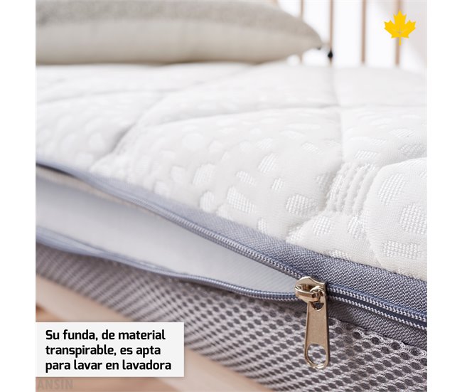 Colchon de Cuna | Funda Lavable | Versatilidad | Antireflujo 