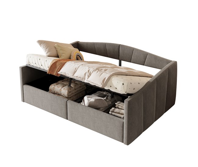 Canapés abatibles Gris