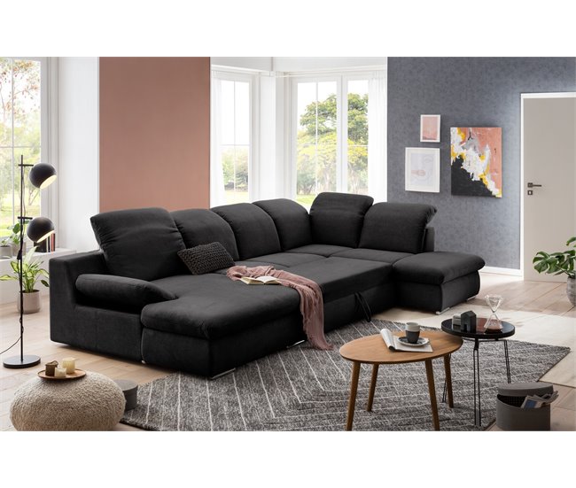 Rinconera con cama ISONA  Antracita