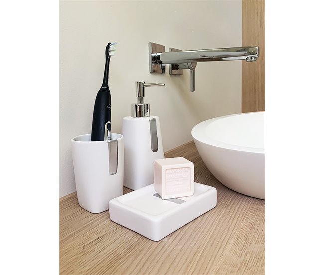 Beliani Conjunto de accesorios de baño SONANA Beige