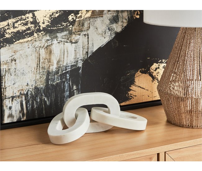Beliani Figura decorativa MARUSI Blanco