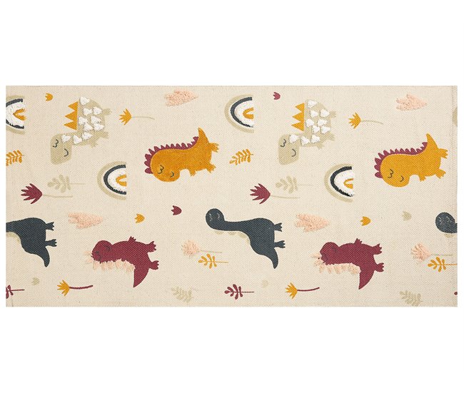 Beliani Alfombra para niños TIOP Multicolor