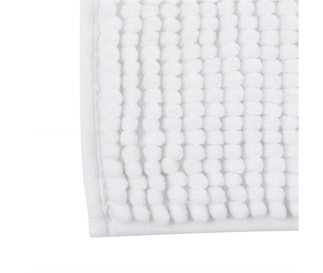Alfombra De Baño Msv "Chenille" 60x40 Blanco