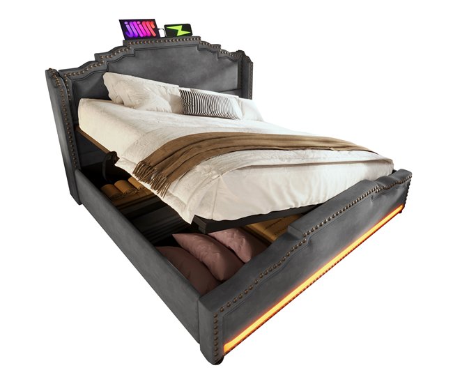 Canapés abatibles Gris