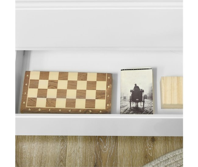 Cómoda para Dormitorio Melamina de Madera HOMCOM Blanco