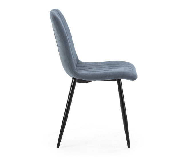 Pack 4 sillas comedor Sagi tapizadas Azul