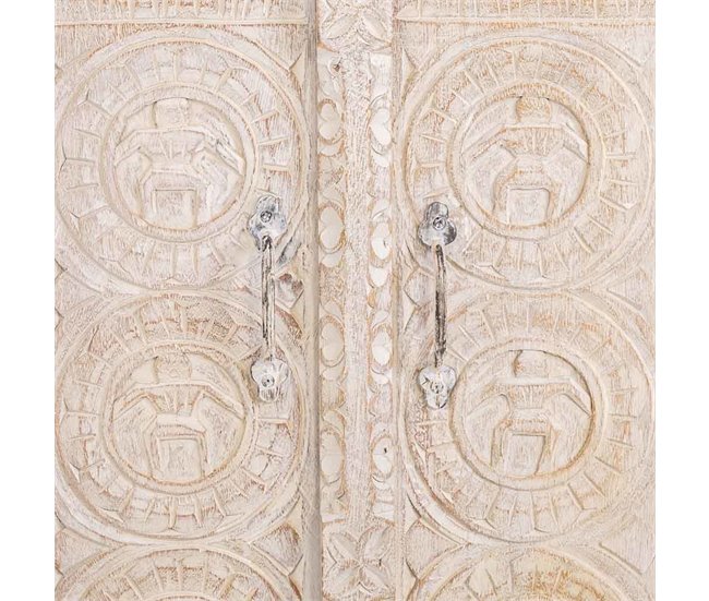 Armario de madera acabado artesanal Blanco