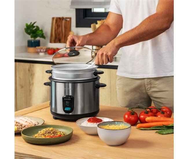 Arrocera RiceFusion 7000 Cecotec Inox