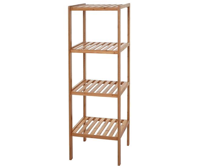 Estante de almacenamiento de baño de bambú SDB04020 Marron Claro