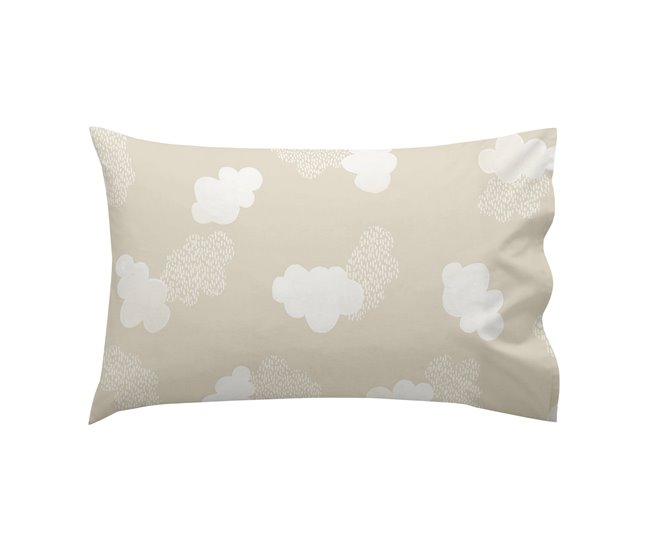 Clouds beige Juego de sábana cuna Beige