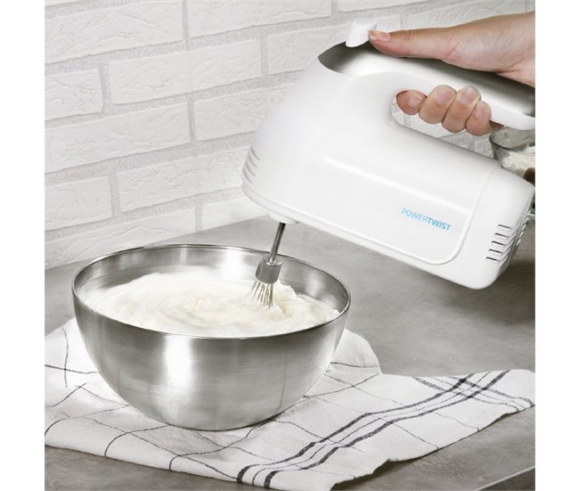 Cecotec Batidora de varillas Batidora De Varillas Powertwist 500 Blanco