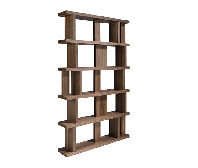 Estantería madera nogal Nogal