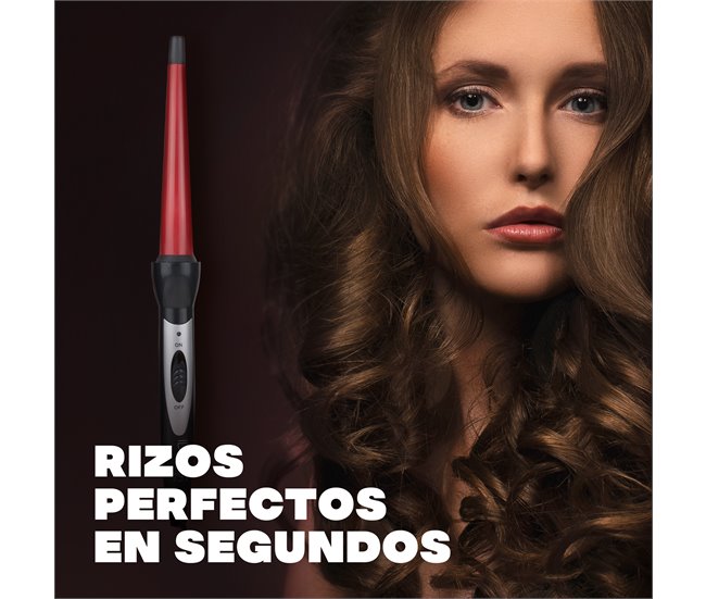 Rizador Cónico Easy Curl Negro