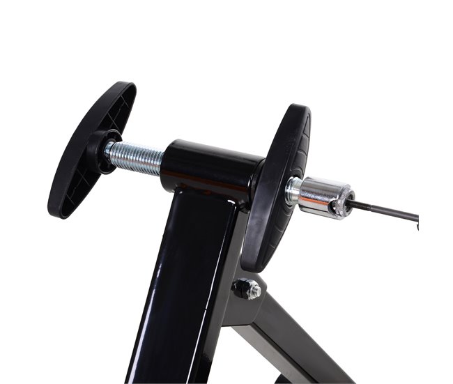 Rodillo Entrenamiento Bicicleta Acero HOMCOM Negro