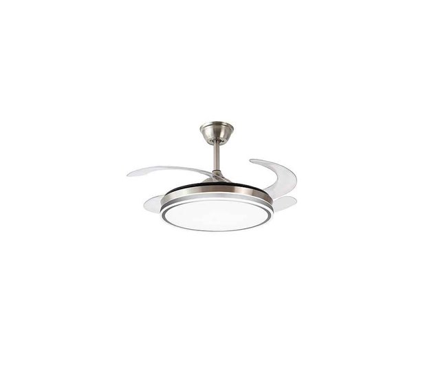 Ventilador De Techo Metal Serie Ambra Niquel