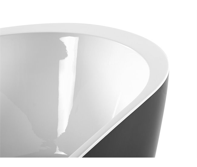 Beliani Bañera independiente NEVIS 75x150 Blanco