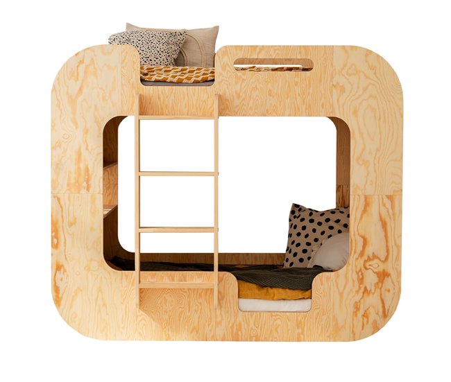 MUNDO Litera infantil Mila 93x229 Madera