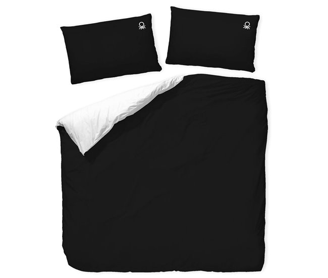 Funda nórdica BENETTON color blanco/negro 