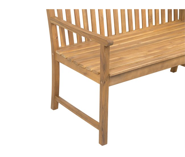 Beliani Banco Madera de acacia con certificado FSC® VIVARA Marron