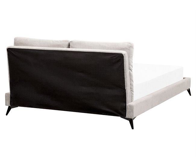 Beliani Cama con somier Pana MELLE 175x240 Beige