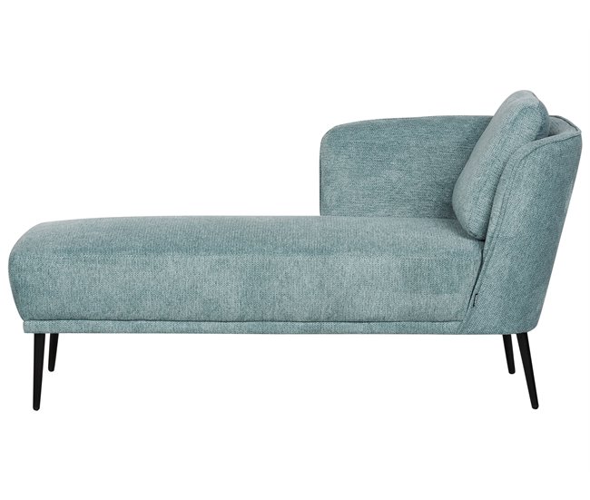 Beliani Chaise longue Poliéster ARTHEZE Azul