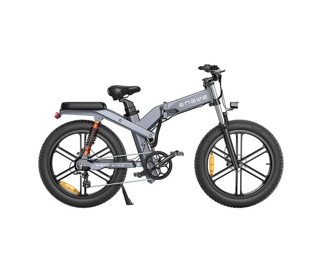 Bicicleta Eléctrica ENGWE X26 - Motor 1000W Batería 1401.6WH 100KM Autonomía Gris
