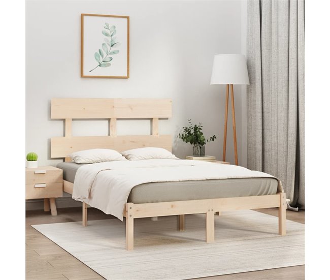 Estructura de cama 120x200 Natural