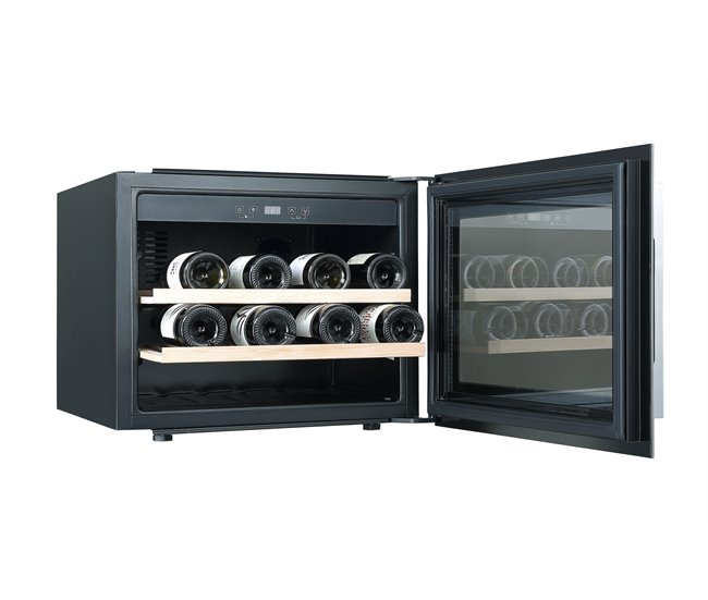 Vinoteca 23 botellas Caviss SLEN123TBE4 Integrable Mono temperatura Negro