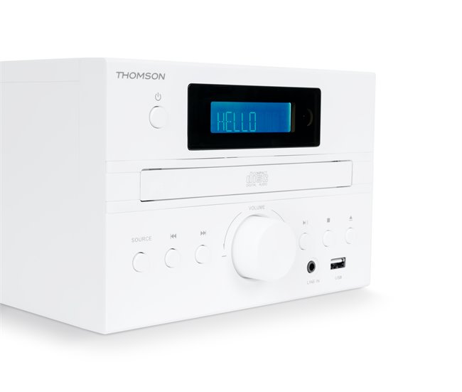 Microcadena Bluetooth Thomson Blanco/ Madera