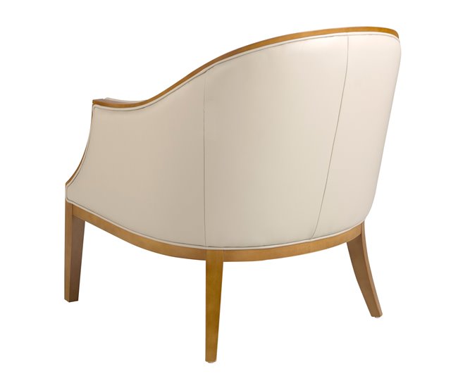 ANGEL CERDÁ Sillón piel Madera