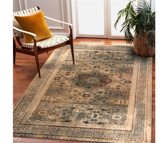 Alfombra de lana SUPERIOR MAMLUK oriental vintage 235x350 Beige