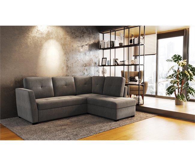 Rinconera con cama OSCAR II Gris Claro