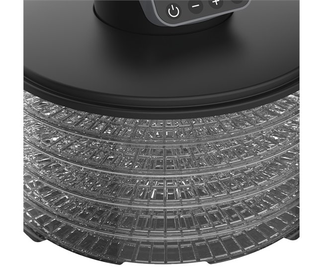 Deshidratador Alimentos 250W, 5 Bandejas Ajustables, Tower Negro