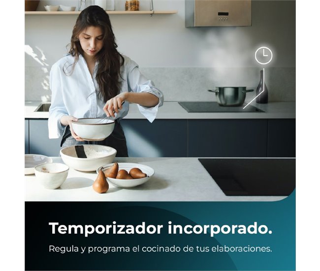 Cecotec Placa de inducción Bolero Squad I 3200 Negro