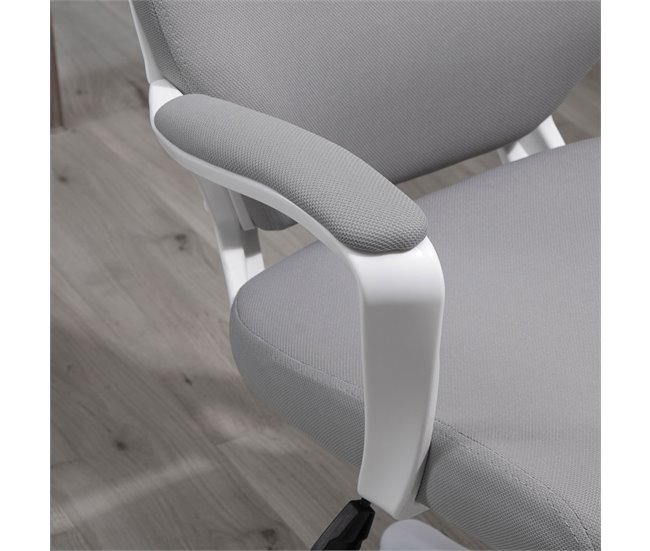Silla de Oficina Poliéster, Espuma, Nylon, PP Vinsetto Gris