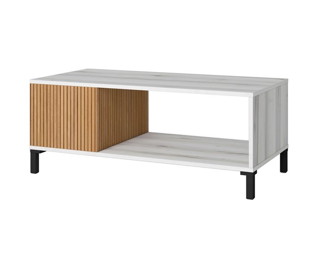 Conjunto Muebles Salón Comedor Tokio Nórdico Blanco/ Madera