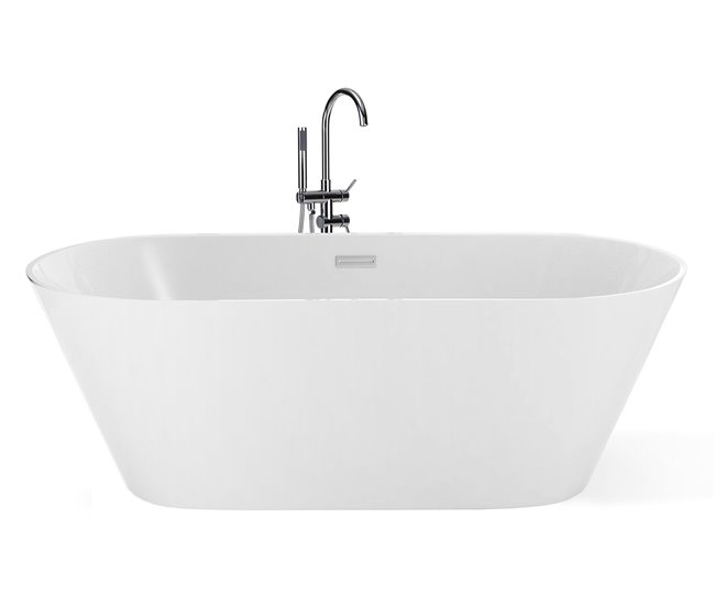 Beliani Bañera independiente HAVANA 75x150 Blanco