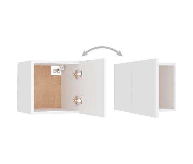 2 Mesitas de noche 30 Blanco